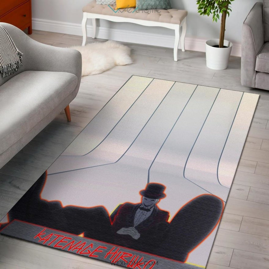 Horror Movie Katenage Hiruko Black Bullet Sitting Area Rug Home Decor