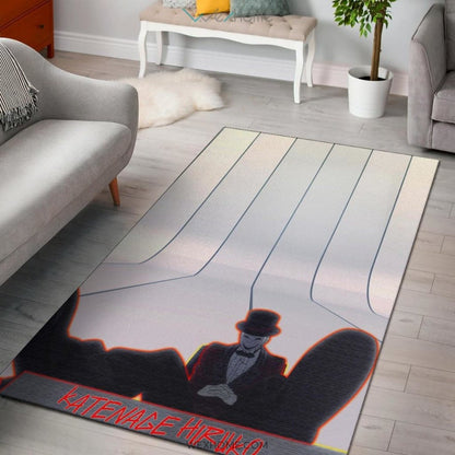 Horror Movie Katenage Hiruko Black Bullet Sitting Area Rug Home Decor
