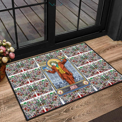 Horror Movie Joker Dancing Joker Face Cards Patterns Door Mat Home Decor