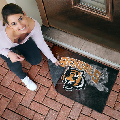 Cincinnati Bengals American Football Bengals Tiger Head Jumping Tiger Underground Door Mat Home Decor