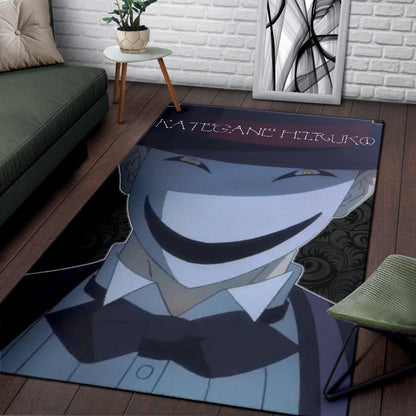 Horror Movie Kagetane Hiruko Scary Smiling Face Area Rug Home Decor