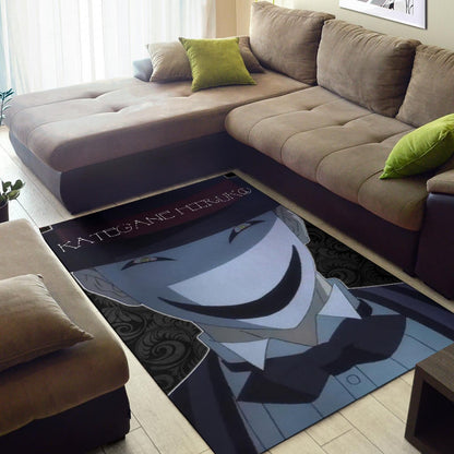 Horror Movie Kagetane Hiruko Scary Smiling Face Area Rug Home Decor