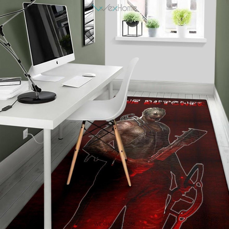 Horror Movie The Metal Butcher Portrait Weapons Area Rug Home Decor