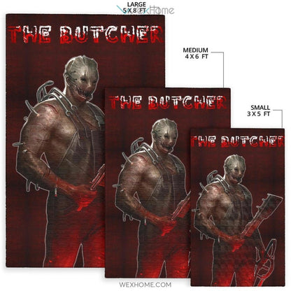 Horror Movie The Metal Butcher Portrait Weapons Area Rug Home Decor