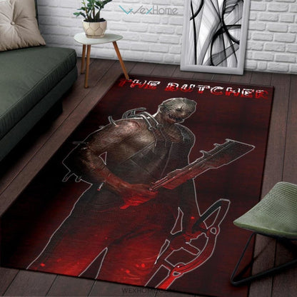 Horror Movie The Metal Butcher Portrait Weapons Area Rug Home Decor
