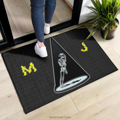 Michael Jackson MJ Skeleton Dancing Door Mat Home Decor
