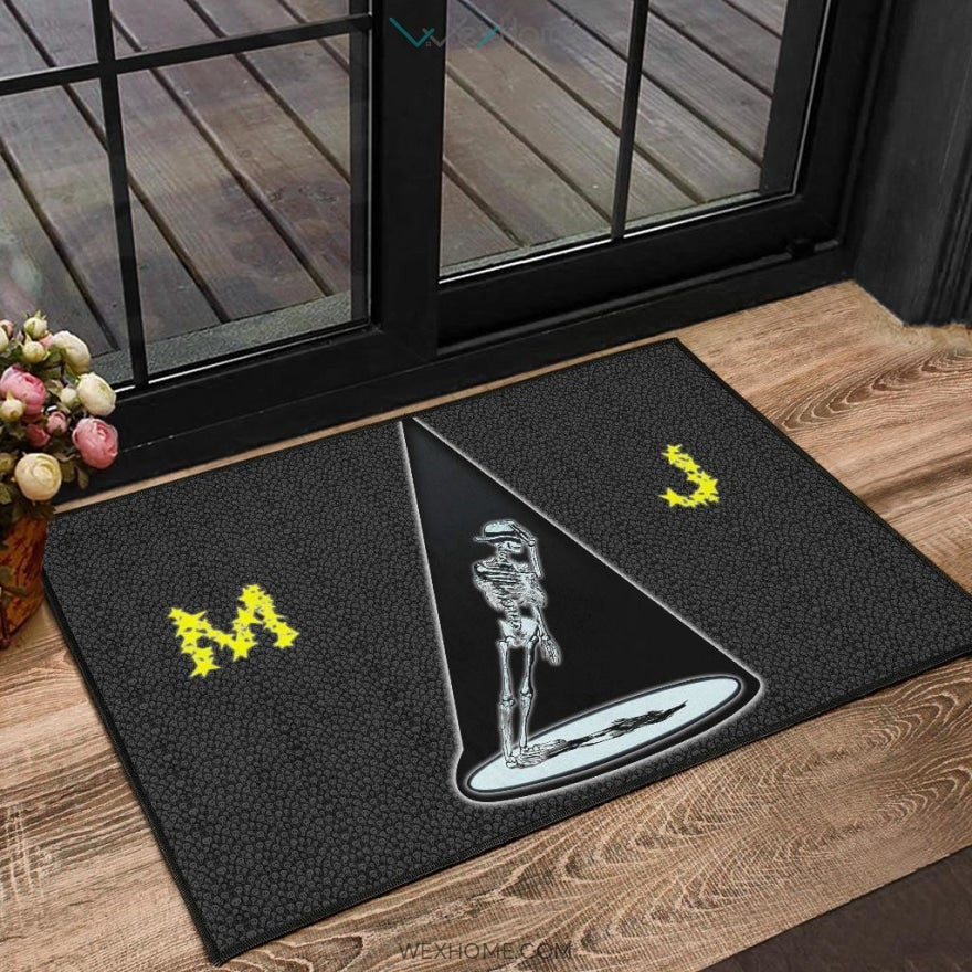 Michael Jackson MJ Skeleton Dancing Door Mat Home Decor