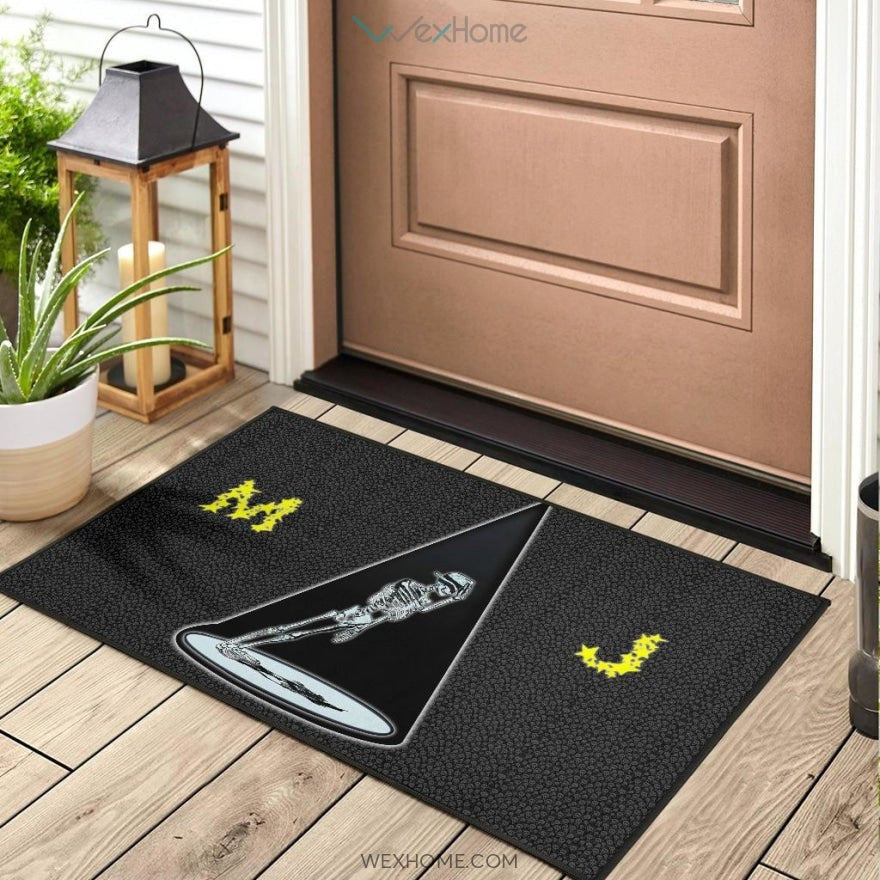 Michael Jackson MJ Skeleton Dancing Door Mat Home Decor