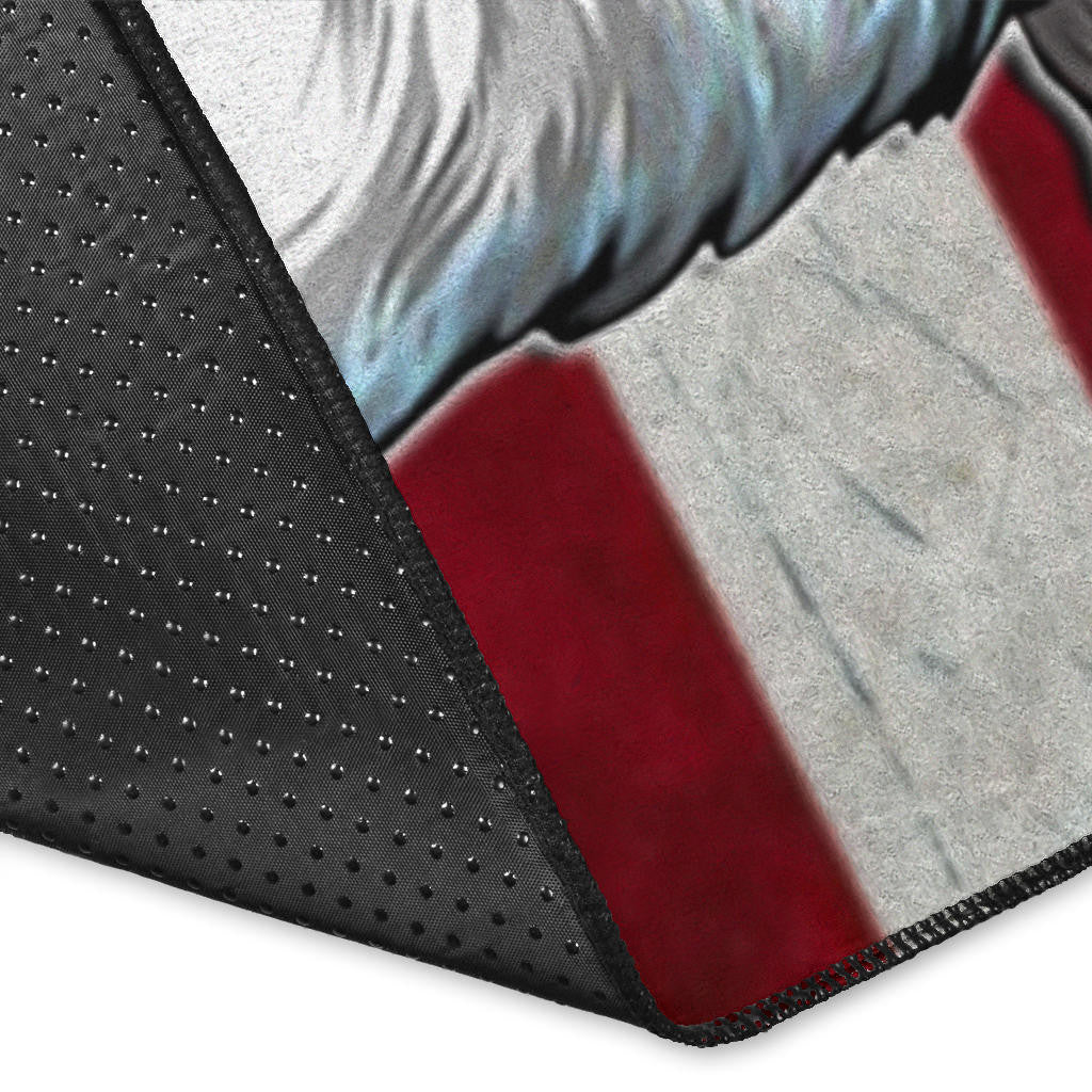 US Independence Day Bald Eagle Marines US Flag Area Rug Home Decor