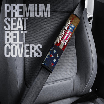 US Independence Day Marines Golden Ancor The Few The Proud Seat Belt Covers