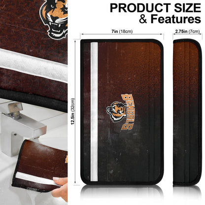 Cincinnati Bengals American Football Bengals Tiger Head Jumping Tiger Underground Seat Belt Covers