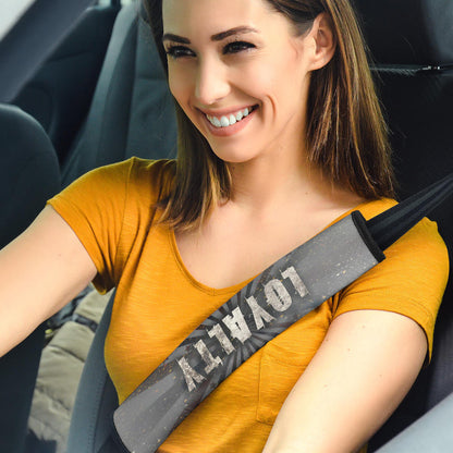 US Independence Day Flying Eagle Claw Loyalty US Flag Spiral Seat Belt Covers