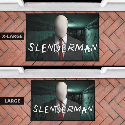 Horror Movie Slenderman Suit Underground Door Mat Home Decor