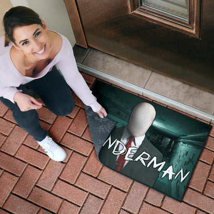 Horror Movie Slenderman Suit Underground Door Mat Home Decor
