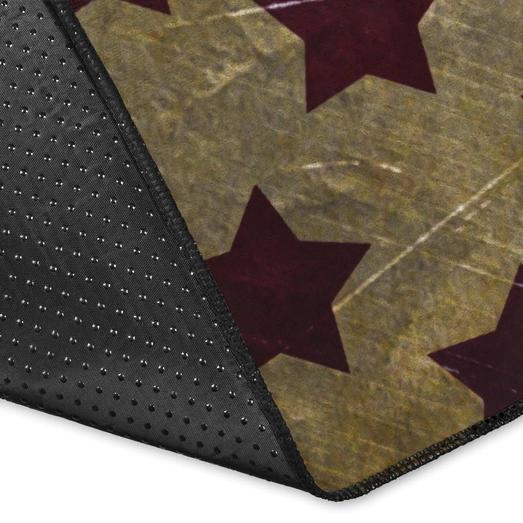 US Independence Day Flying Eagle On Metal Star Area Rug Home Decor