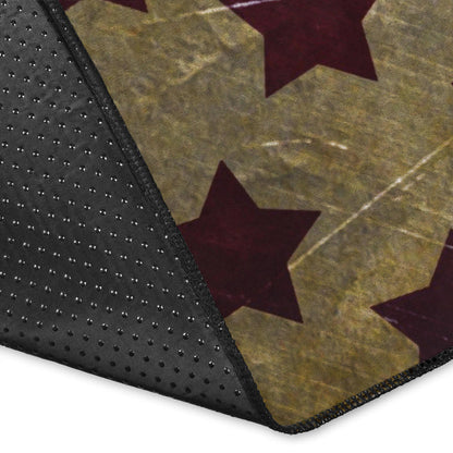 US Independence Day Flying Eagle On Metal Star Area Rug Home Decor