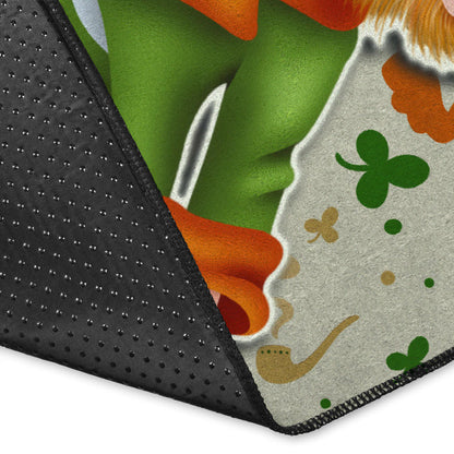 Saint Patrick's Leprechauns Artwork St. Patrick Symbols Patterns Area Rug Home Decor