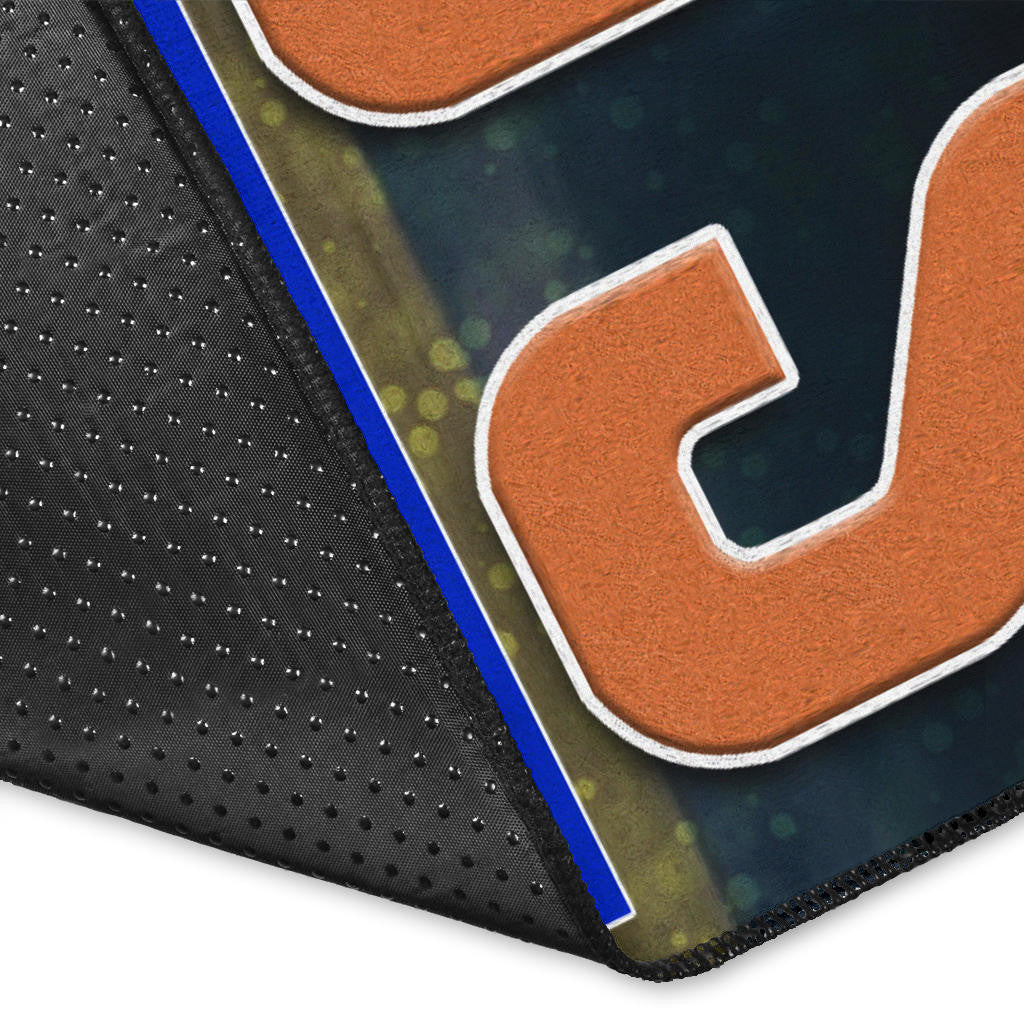 Denver American Football Broncos Demaryius 88 Catching Rugby Ball Area Rug Home Decor