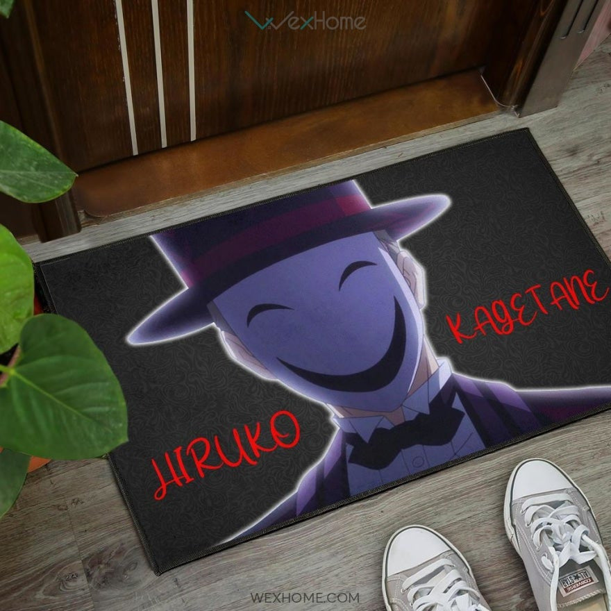 Horror Movie Hiruko Kagetane From Black Bullet Door Mat Home Decor