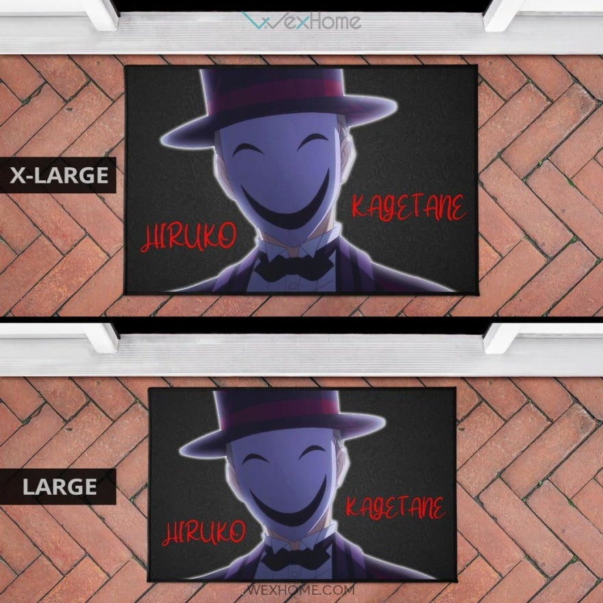 Horror Movie Hiruko Kagetane From Black Bullet Door Mat Home Decor