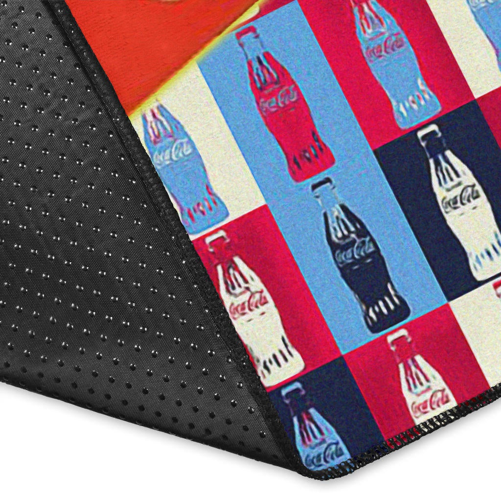 Coke Cola Retro Aesthetic Patterns Area Rug Home Decor