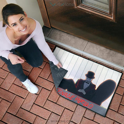 Horror Movie Katenage Hiruko Black Bullet Sitting Door Mat Home Decor