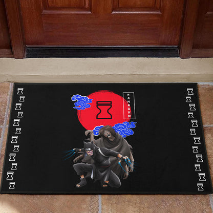 Naruto Anime Kankuro Controling Puppet Sand Village Symbol Door Mat Home Decor
