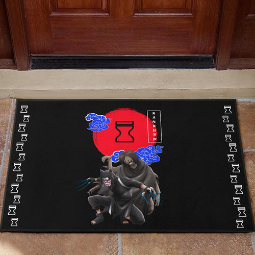 Naruto Anime Kankuro Controling Puppet Sand Village Symbol Door Mat Home Decor