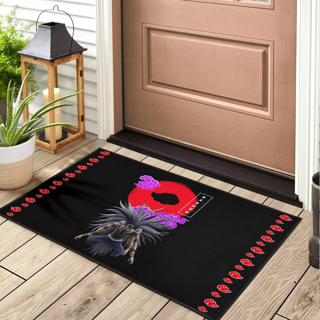 Naruto Anime Kakuzu Power Akatsuki Cloud Symbol Door Mat Home Decor
