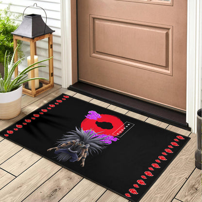 Naruto Anime Kakuzu Power Akatsuki Cloud Symbol Door Mat Home Decor