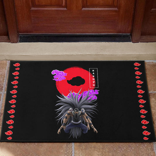 Naruto Anime Kakuzu Power Akatsuki Cloud Symbol Door Mat Home Decor