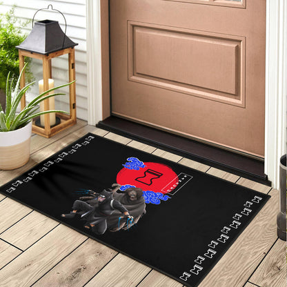Naruto Anime Kankuro Controling Puppet Sand Village Symbol Door Mat Home Decor