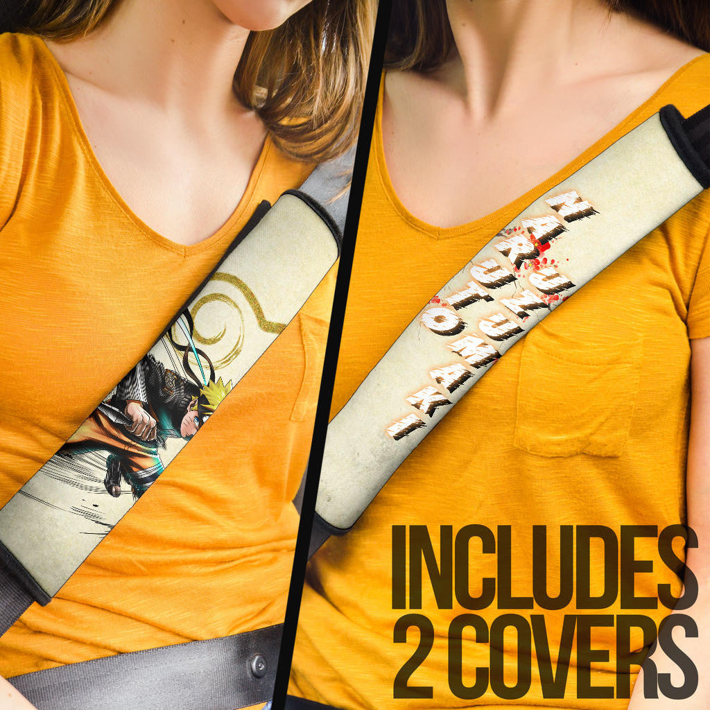 Naruto Anime Naruto Rasengan Power Vintage Background Seat Belt Covers