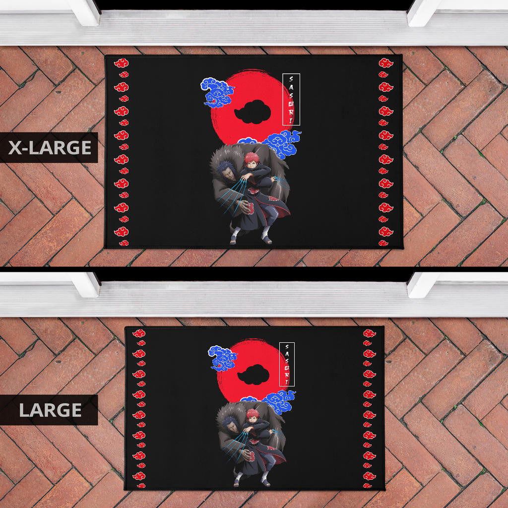 Naruto Anime Sasori Controlling Father Puppet Akatsuki Cloud Door Mat Home Decor