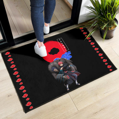 Naruto Anime Sasori Controlling Father Puppet Akatsuki Cloud Door Mat Home Decor