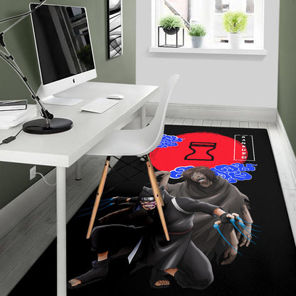 Naruto Anime Kankuro Controlling Puppet Sand Village Symbol Area Rug Home Decor