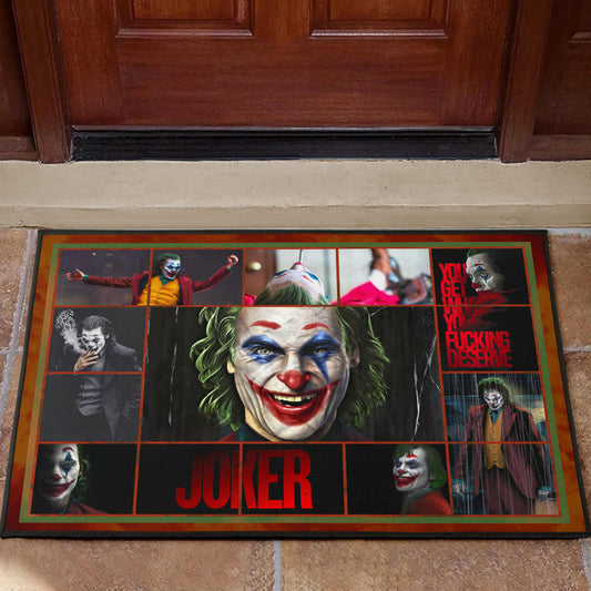 Joker The Clown Door Mat Movie Home Decor Custom For Fans NT030302