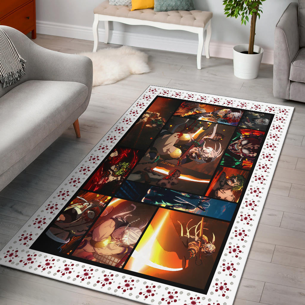 Uzui Tengen Area Rug Anime Home Decor Custom For Fans NA030403