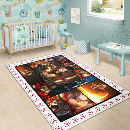 Uzui Tengen Area Rug Anime Home Decor Custom For Fans NA030403