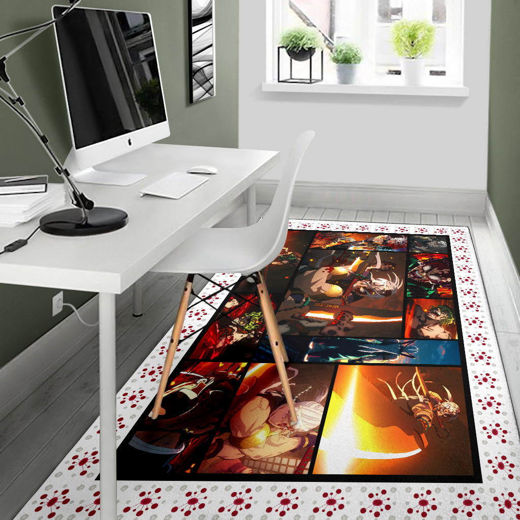 Uzui Tengen Area Rug Anime Home Decor Custom For Fans NA030403