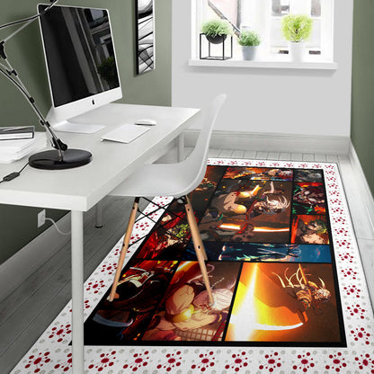 Uzui Tengen Area Rug Anime Home Decor Custom For Fans NA030403
