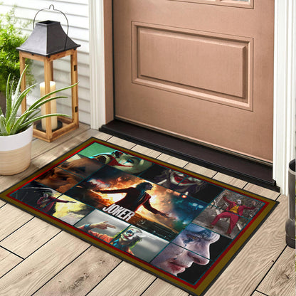 Joker The Clown Door Mat Movie Home Decor Custom For Fans NT030301