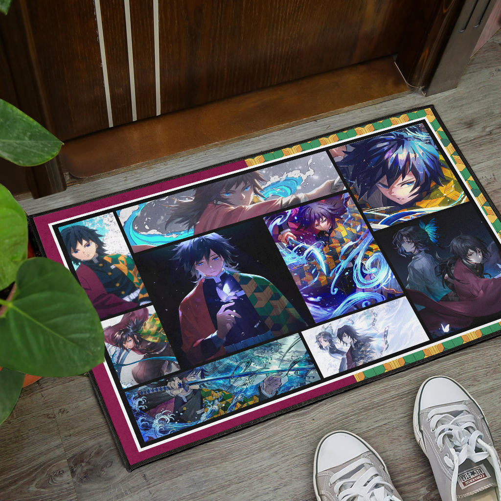Giyuu Tomioka Door Mat Anime Home Decor Custom For Fans NA030402