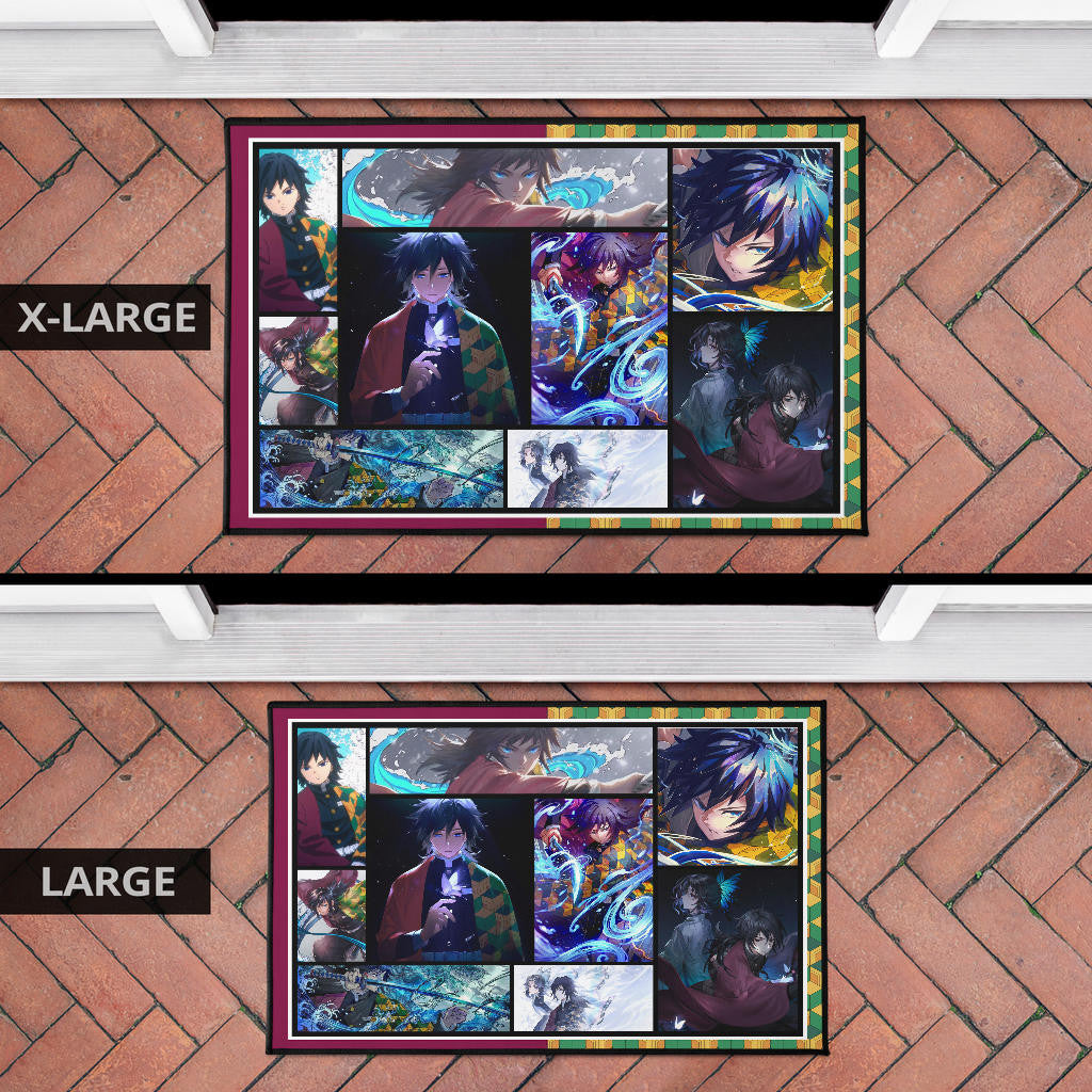 Giyuu Tomioka Door Mat Anime Home Decor Custom For Fans NA030402