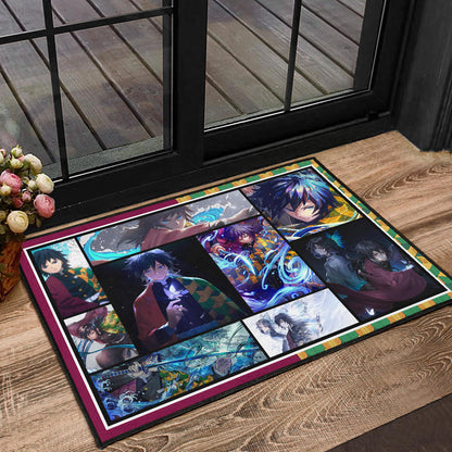 Giyuu Tomioka Door Mat Anime Home Decor Custom For Fans NA030402