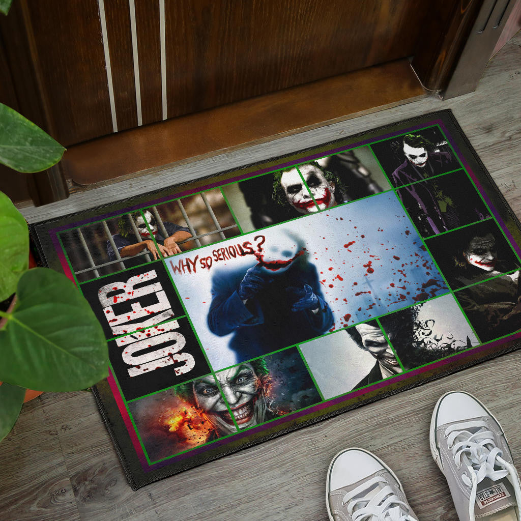 Joker The Clown Door Mat Movie Home Decor Custom For Fans NT030802