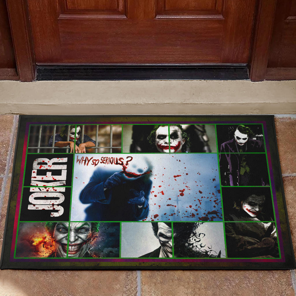 Joker The Clown Door Mat Movie Home Decor Custom For Fans NT030802