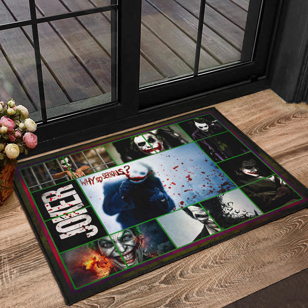 Joker The Clown Door Mat Movie Home Decor Custom For Fans NT030802