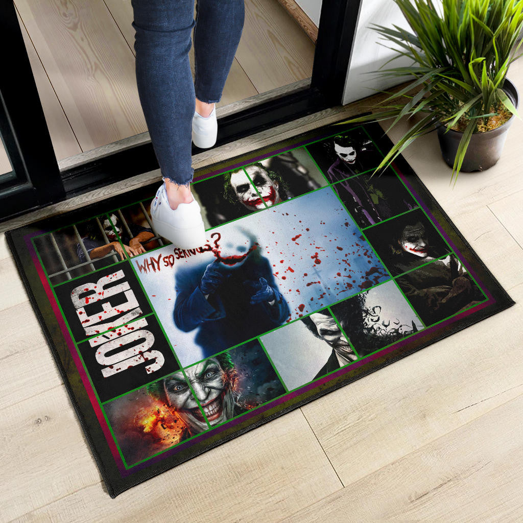 Joker The Clown Door Mat Movie Home Decor Custom For Fans NT030802