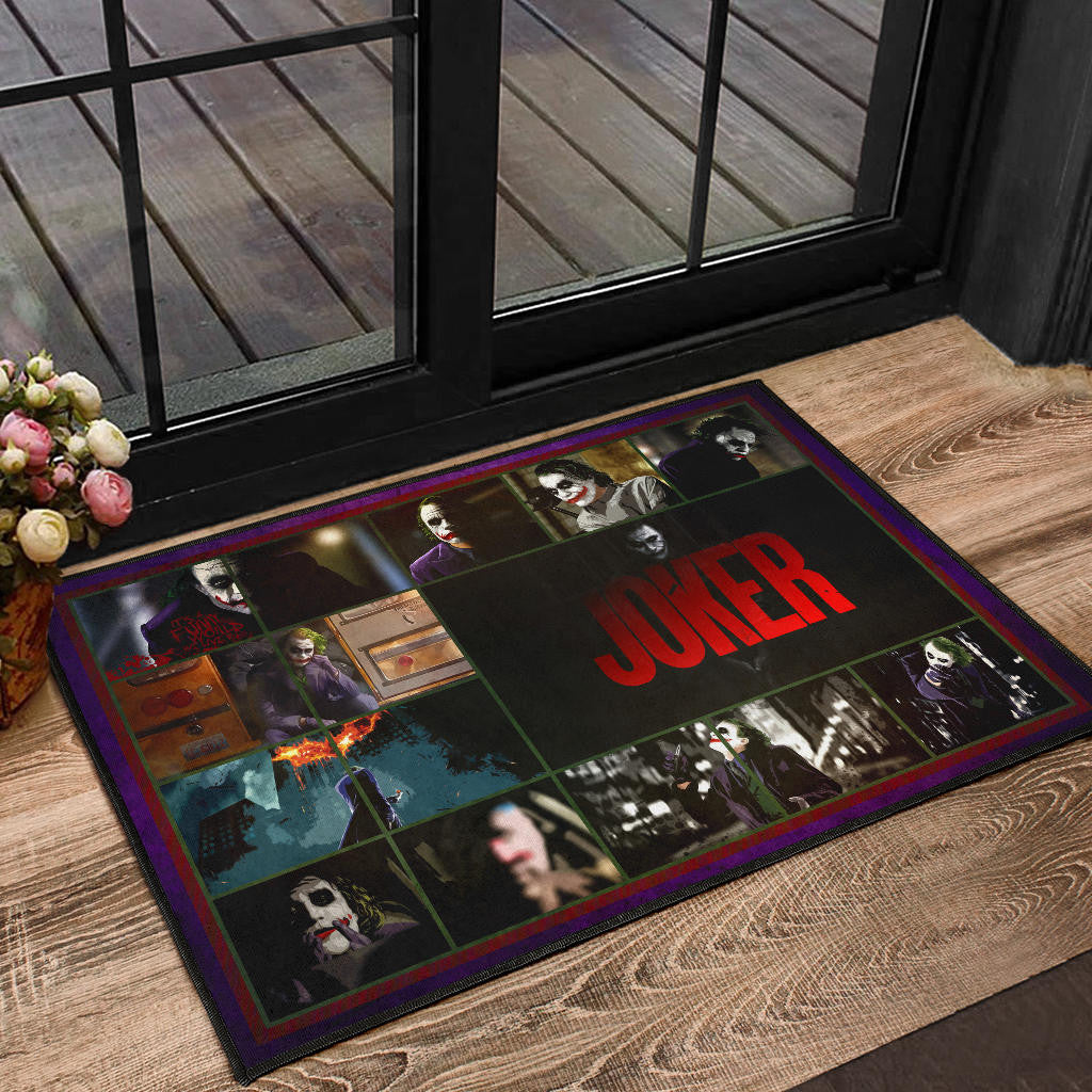Joker The Clown Door Mat Movie Home Decor Custom For Fans NT030902